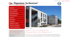 Desktop Screenshot of pflegewohnen-rostock.de